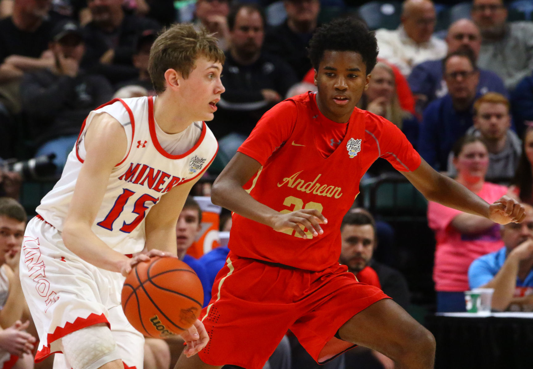 Boys basketball Class 2A state final - Andrean vs. Linton-Stockton
